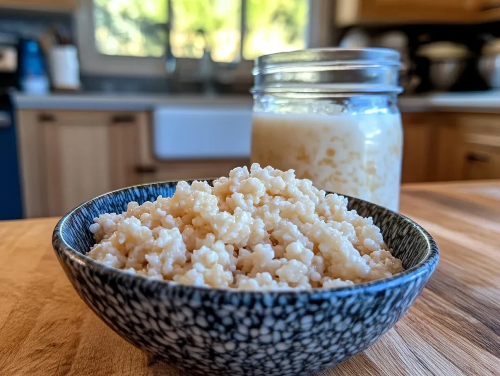 How to make kefir thick like yogurt