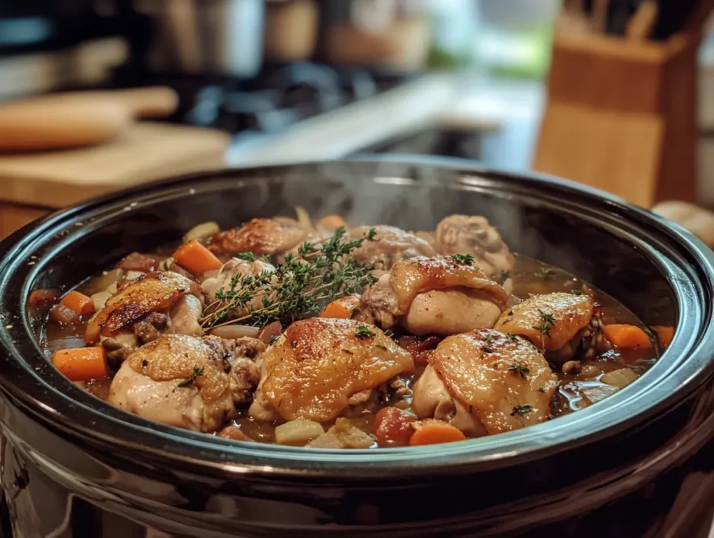 Is it better to cook chicken on high or low in the crockpot