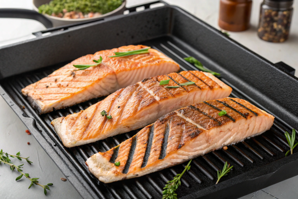 Flip Salmon on Grill Recipe