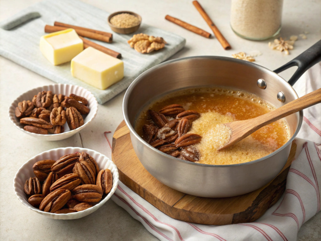 bourbon candied pecan recipe