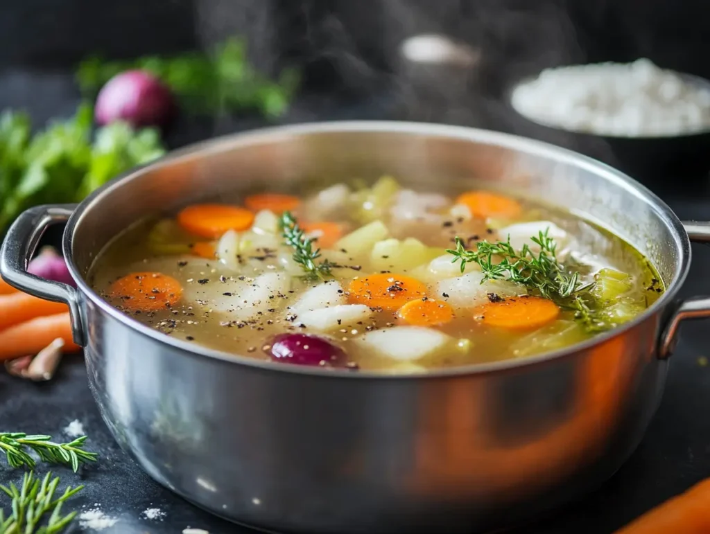 How do you add flavor to boring soup