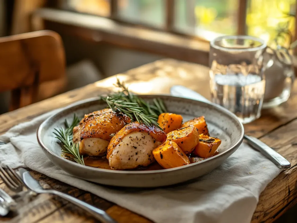 What meat goes best with butternut squash