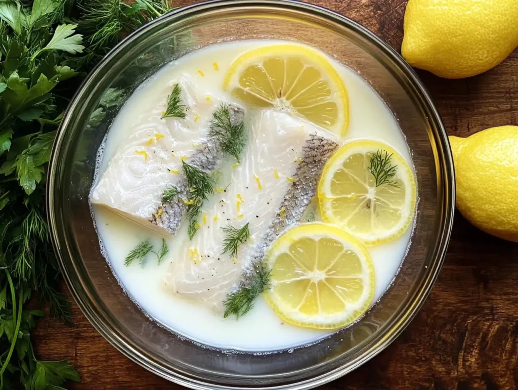 What helps fish not taste fishy