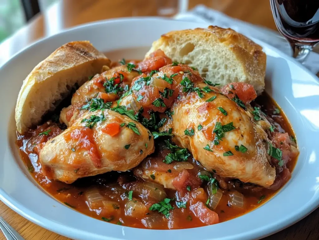 Slow Cooker Chicken Cacciatore