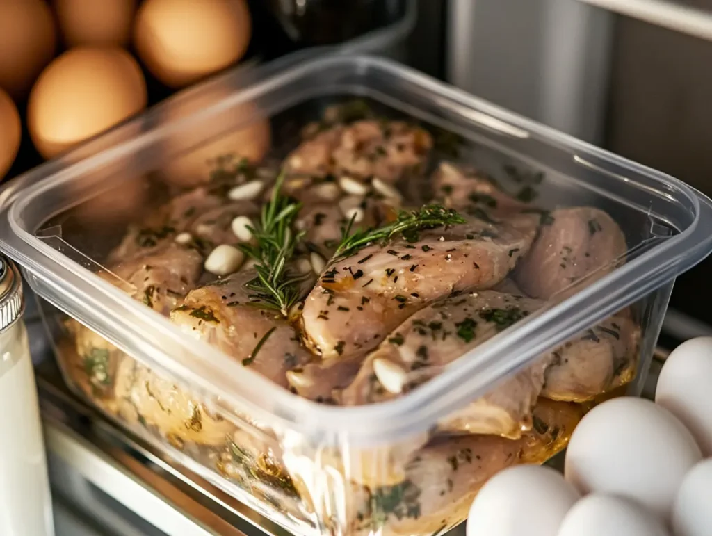 How long can you marinate thin chicken breast