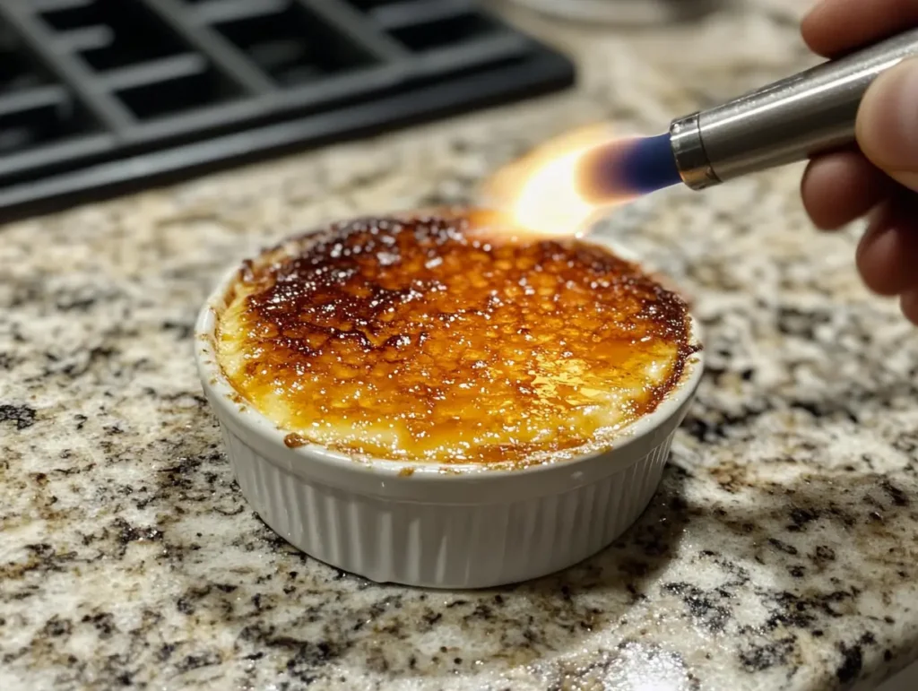 What is the English name for crème brûlée