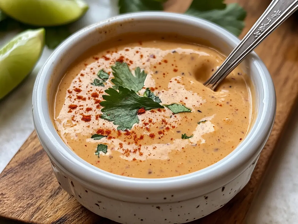 What is fish taco sauce made of